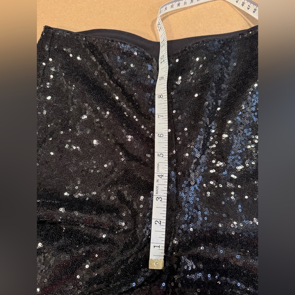 Open Edit Black Sequin Flare Pants - Size Small - Picture 15 of 16